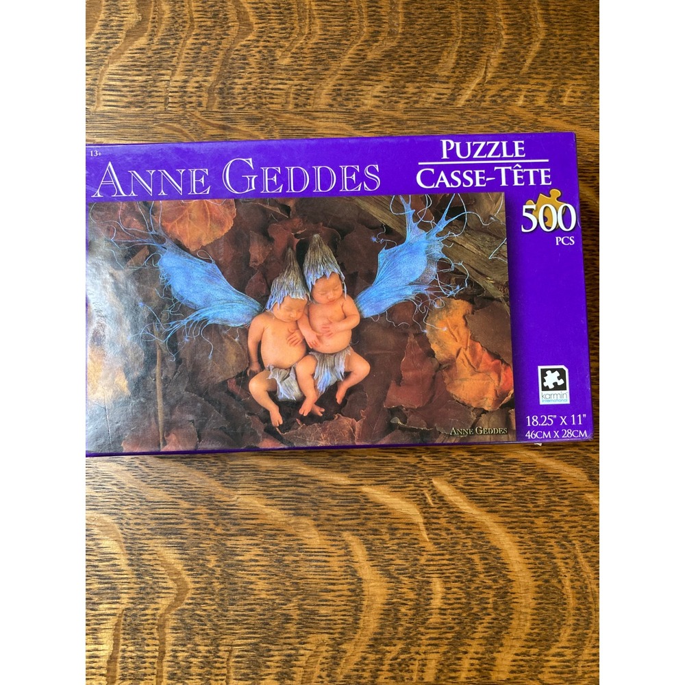 Anne Geddes Fairy Babies 500 Piece Jigsaw Puzzle Karmin International Blue Wings